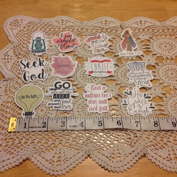 Bible Quotes and Christian Inspiration  Stickers Bundle - Picture 2 of 5